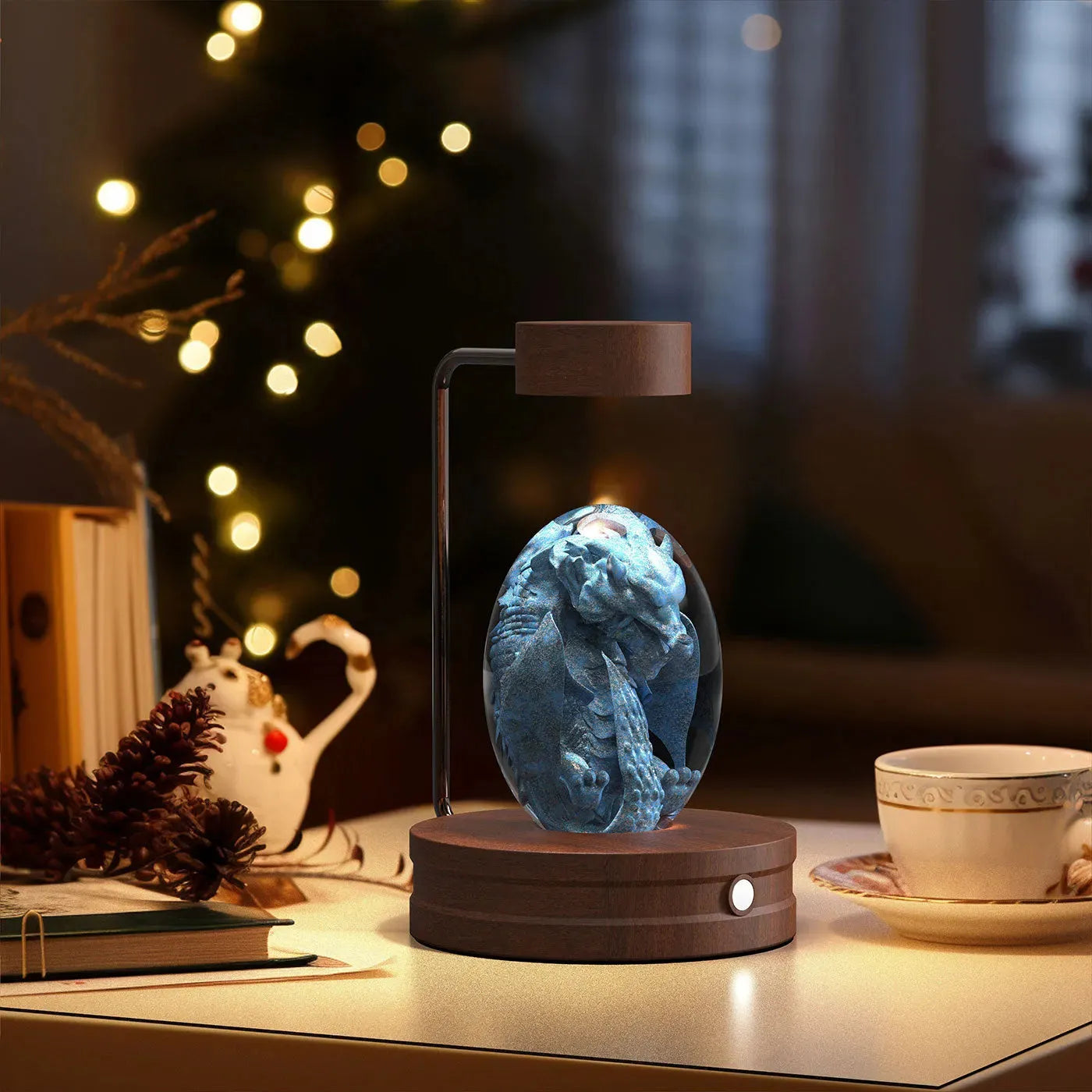 Crystal Ball Cosmic Dinosaur Indoor Night Light USB Power Warm Bedside Light Birthday Gift Night Lamp - Bellarte Enchanté Crystal Ball Cosmic Dinosaur Indoor Night Light USB Power Warm Bedside Light Birthday Gift Night Lamp